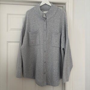 Cozy Grey Shirt Sweater